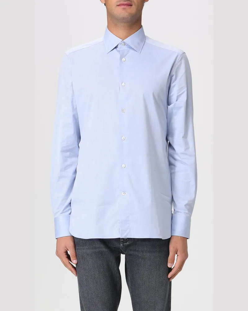 Ermenegildo Zegna Hemd herren Hellblau