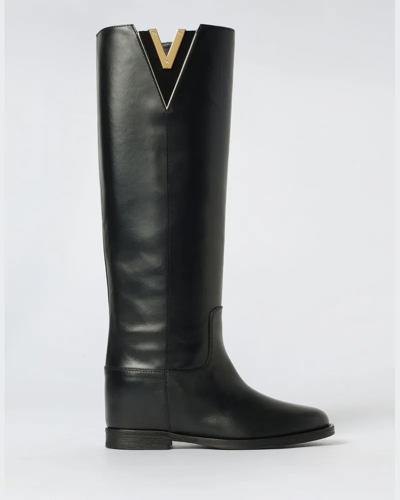 Via Roma 15 Schuhe damen Schwarz