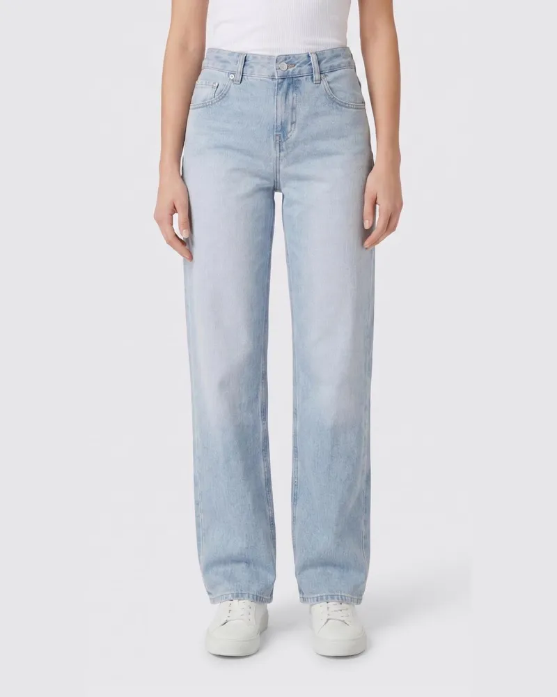 Victoria Beckham Denim Straight Jeans Blau