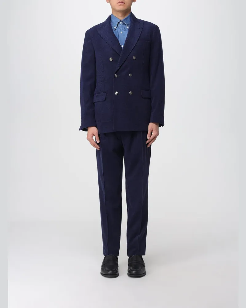 Brunello Cucinelli Anzug herren Blau