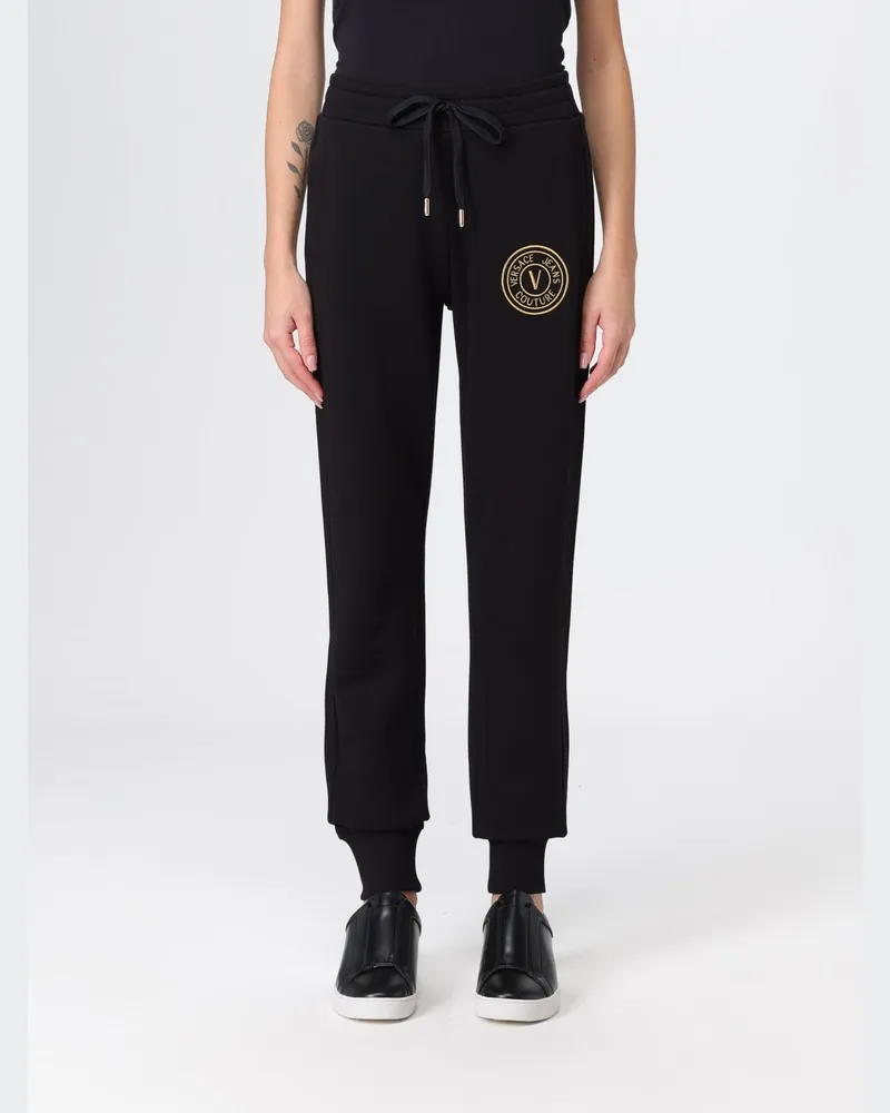 Versace Jeans Hose damen Schwarz