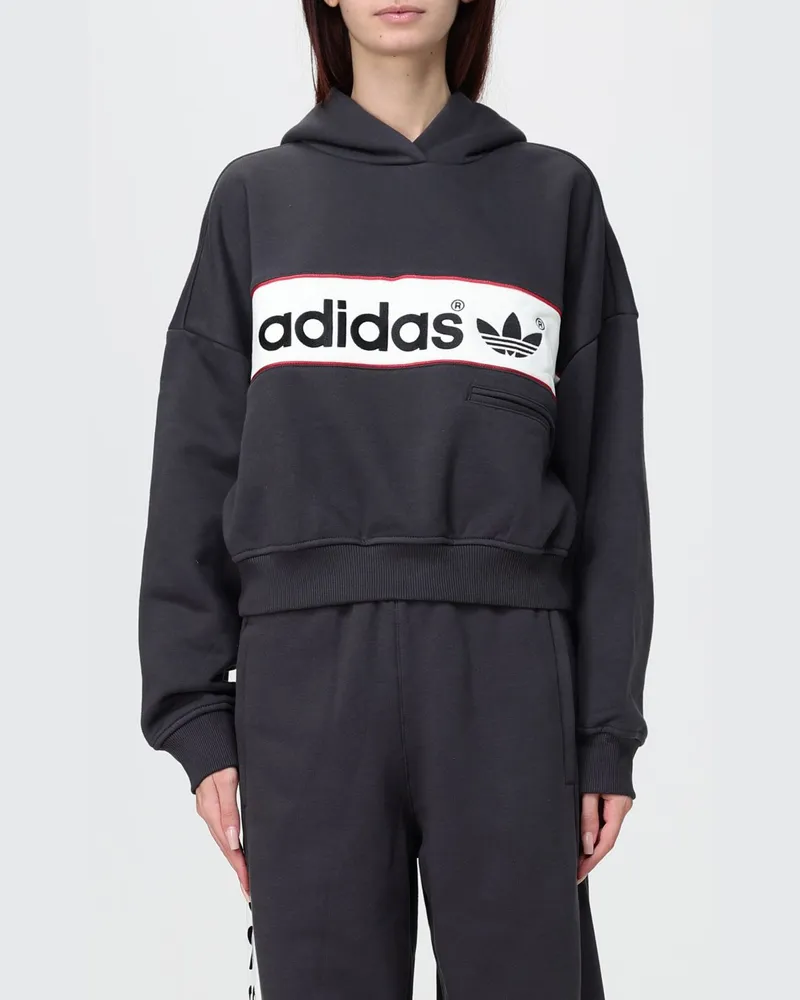 adidas Relaxed Fit Hoodie aus recycelter Baumwolle Schwarz