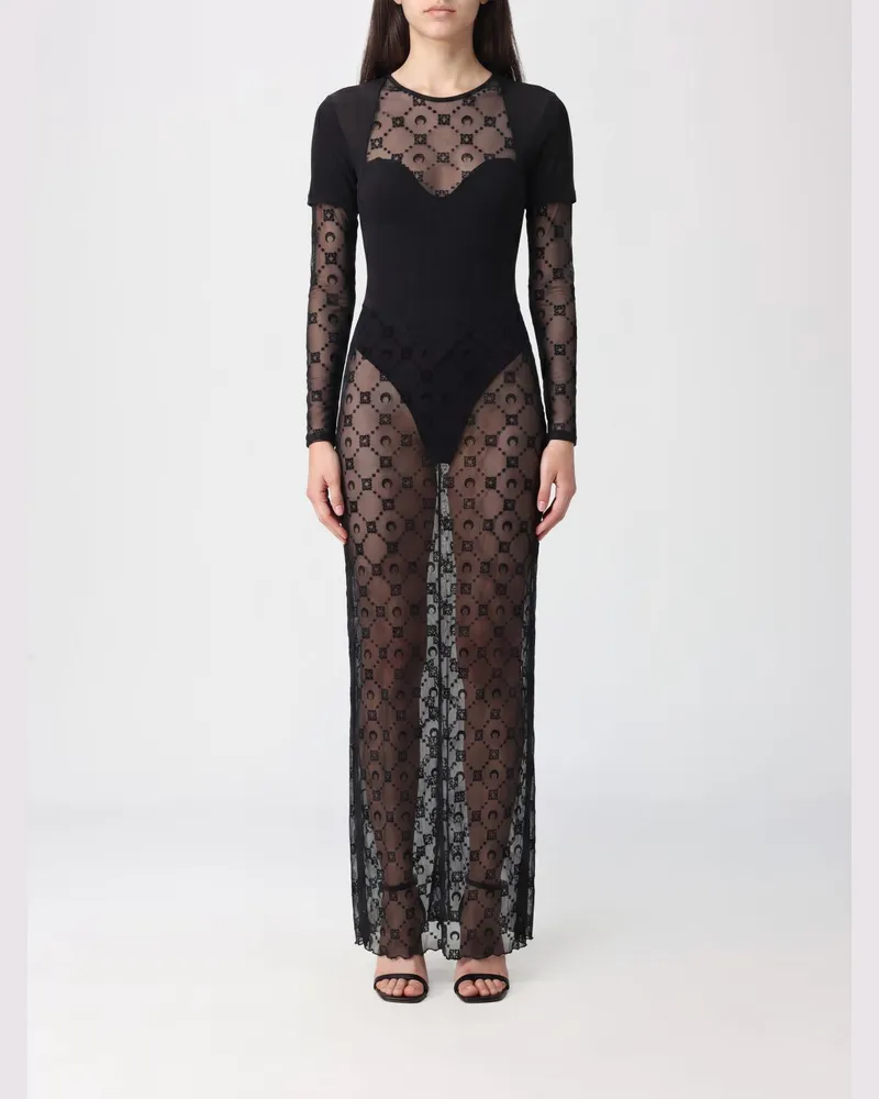 Marine Serre Jumpsuit damen Schwarz
