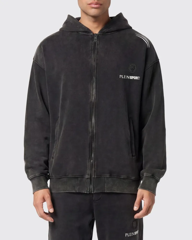 Philipp Plein Kapuzenpullover aus Baumwolle Schwarz