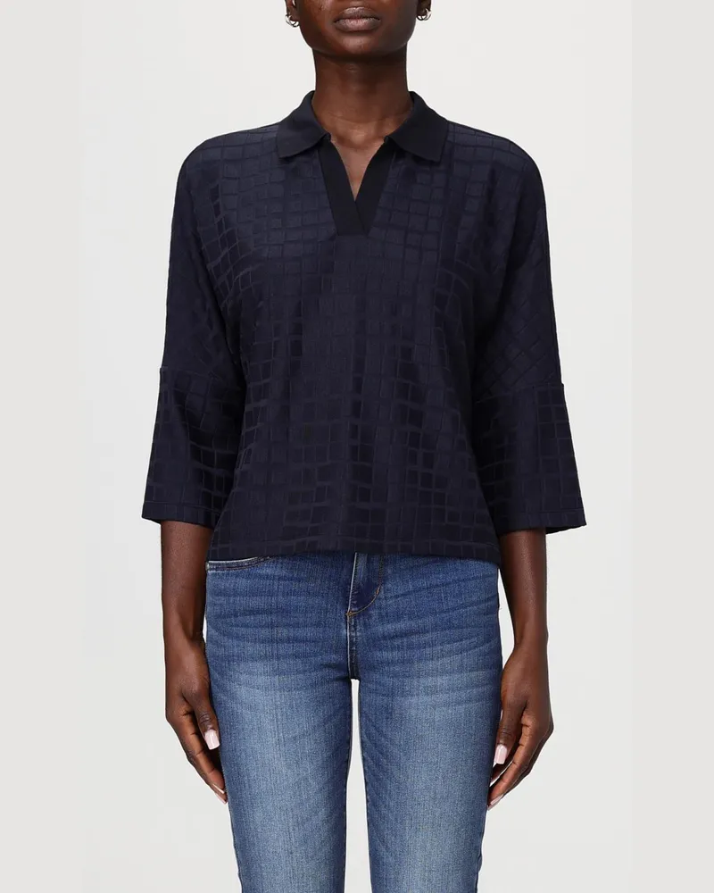 Emporio Armani Polo damen Blau