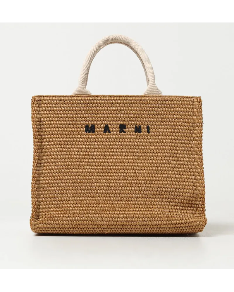Marni Schultertasche damen Natural