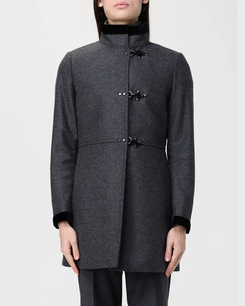 Fay Mantel damen Grau