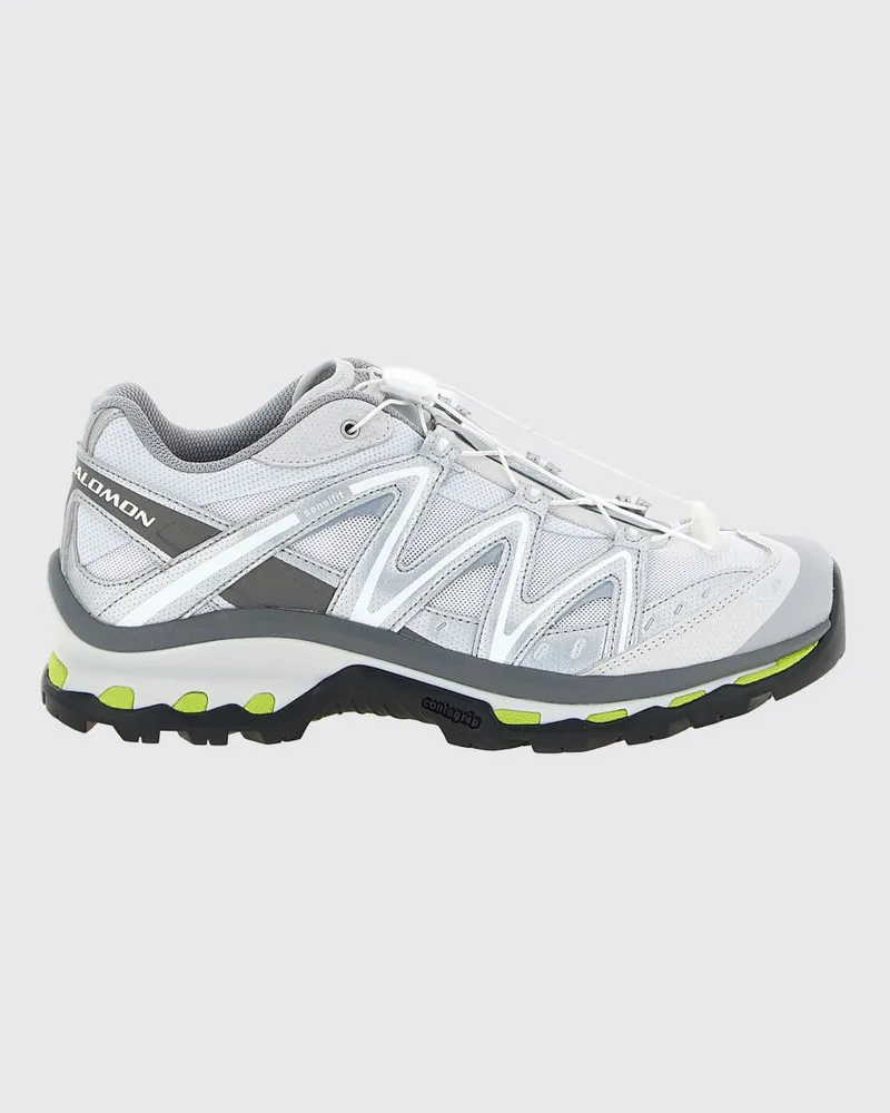 Salomon XT-Quest Zweifarbige Technical-Mesh-Sneaker mit gekerbter Sohle Silber