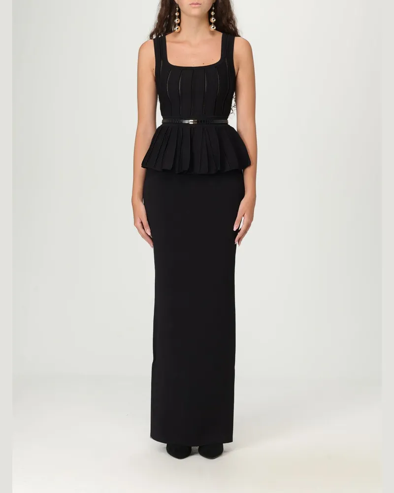 Elisabetta Franchi Kleider damen Schwarz
