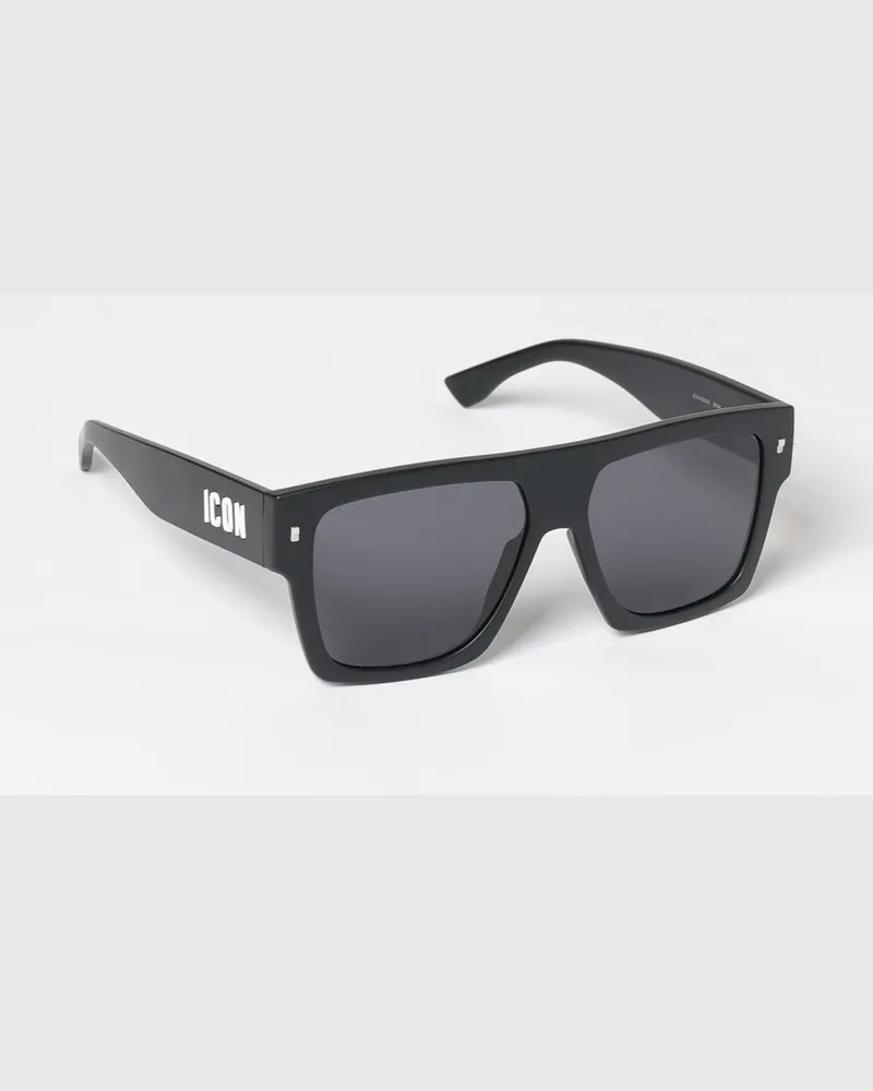Dsquared2 ICON0030/S Icon Sonnenbrille aus Acetat Schwarz