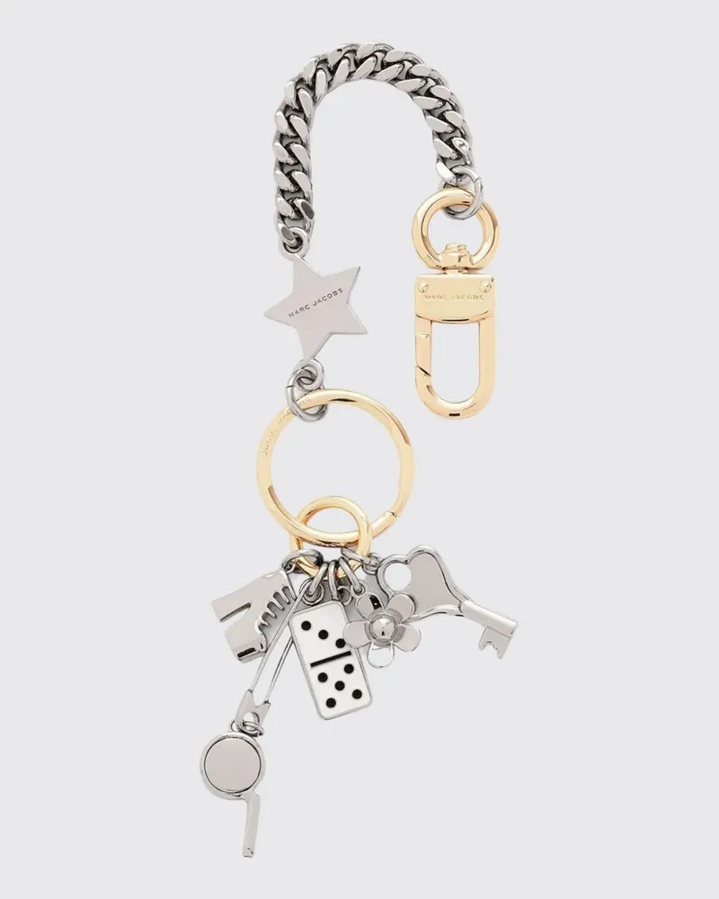 Marc Jacobs The Domino Effect Schlüsselanhänger aus Metall mit Stern-Anhängern Silber