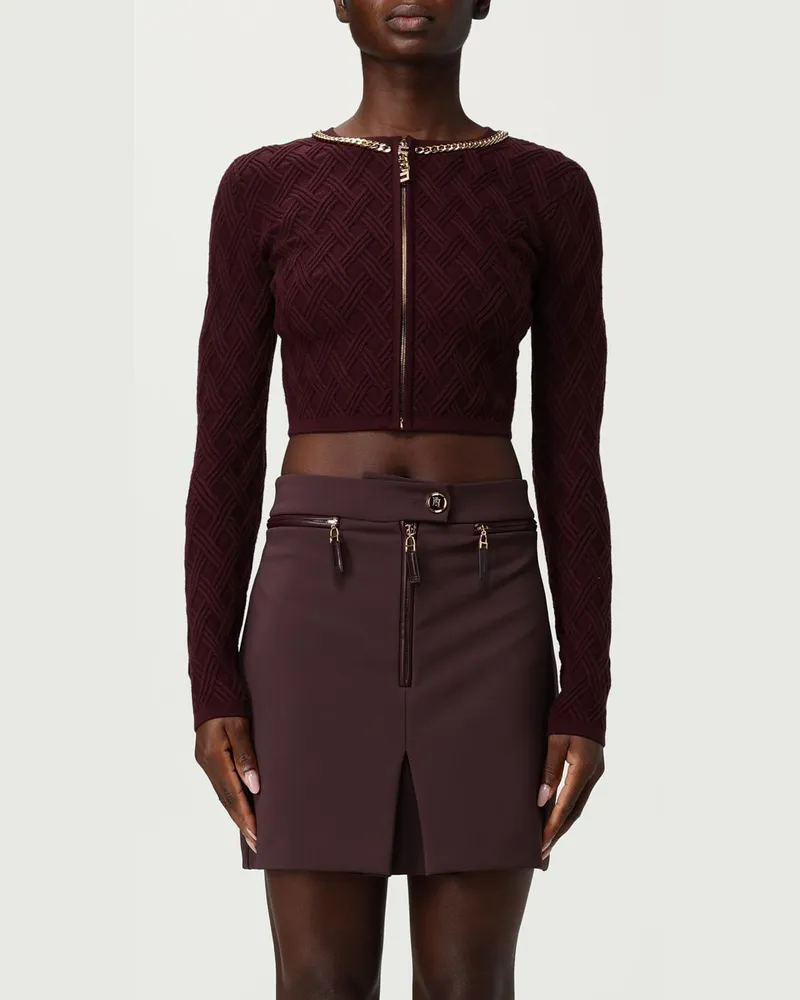 Elisabetta Franchi Blazer damen Weinrot