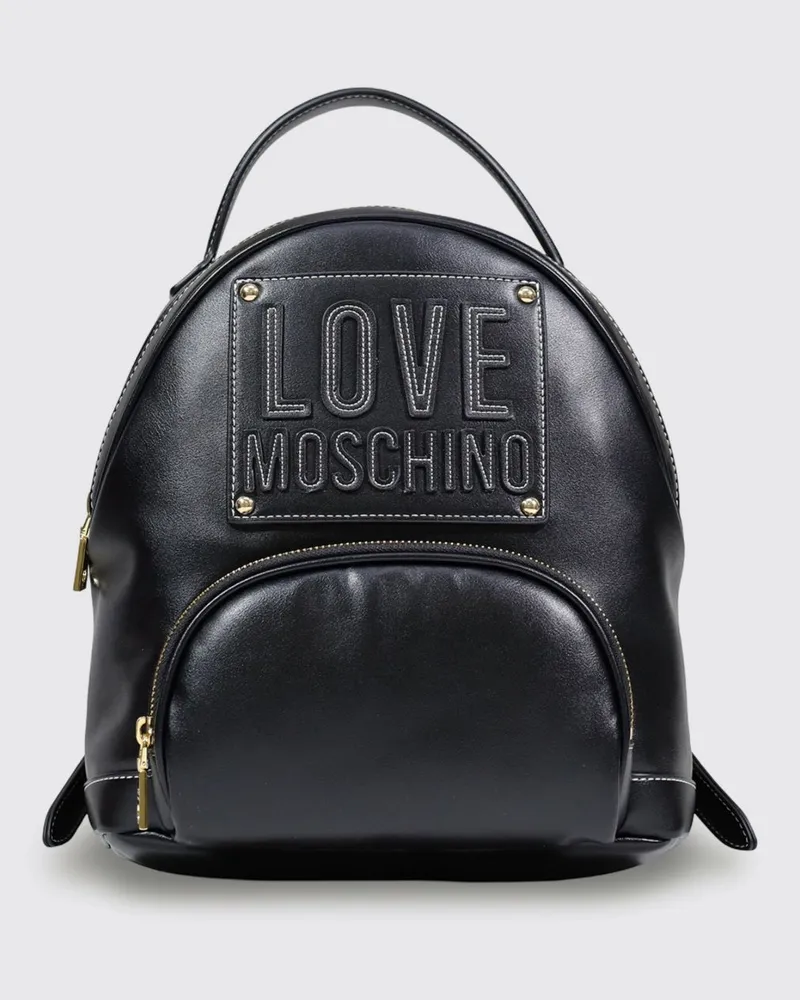 Moschino Rucksack damen Schwarz