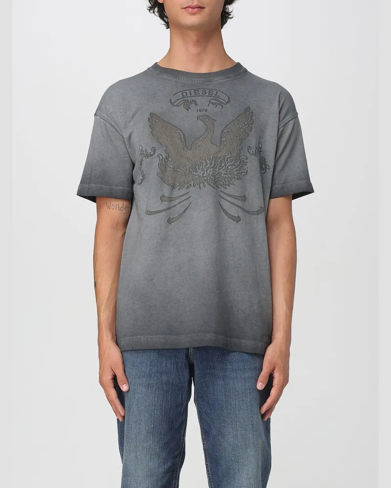 Diesel T-shirt herren Grau