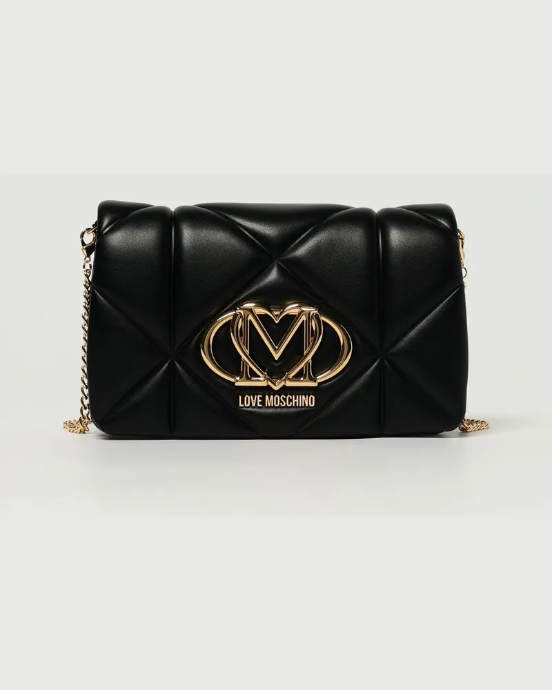 Moschino Schultertasche damen Schwarz