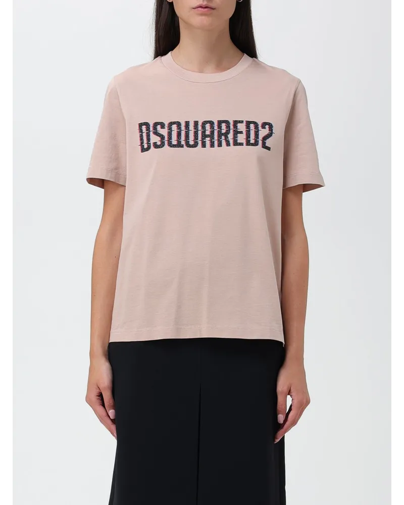 Dsquared2 T-shirt damen Puder