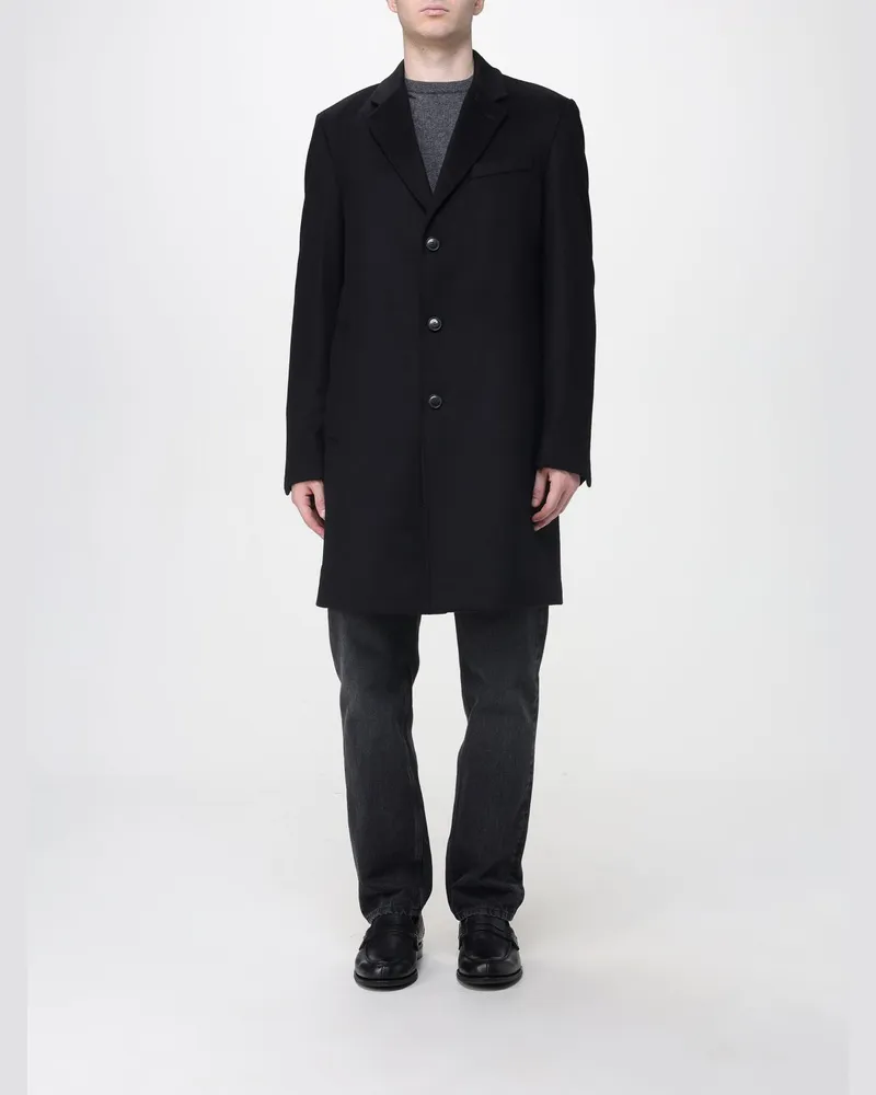 HUGO BOSS Mantel herren Schwarz