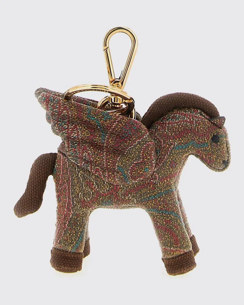 Etro Schlüsselanhänger damen Braun