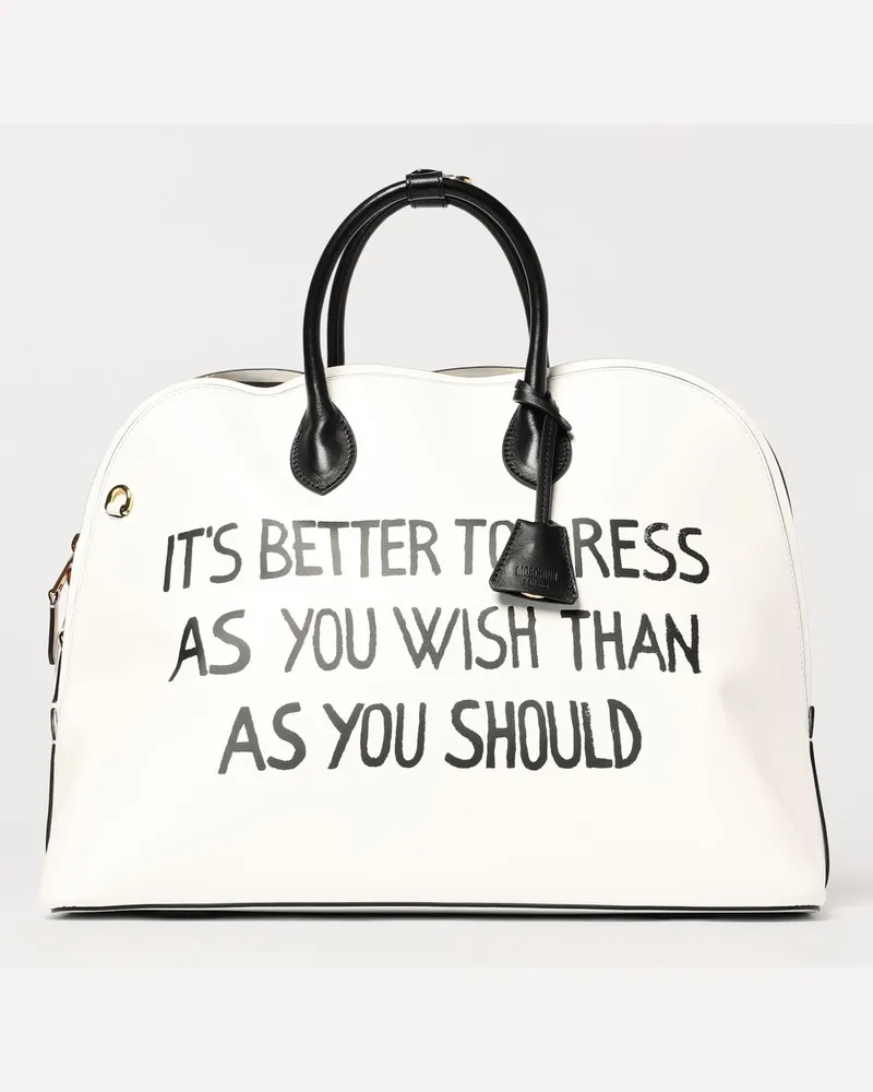 Moschino Handtasche damen Weiß