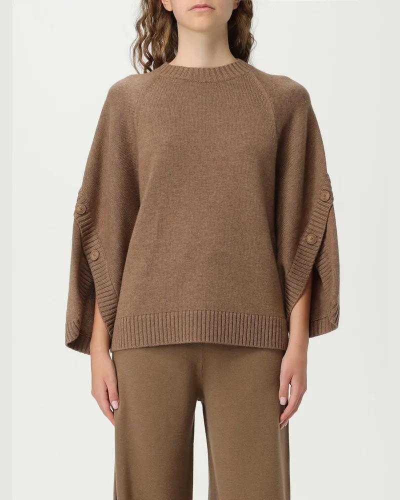 Max Mara Pullover damen Haselnuss