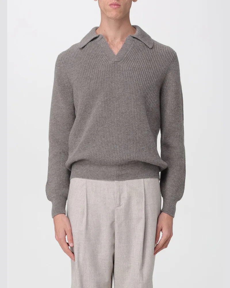 Tagliatore T-shirt herren Taubengrau