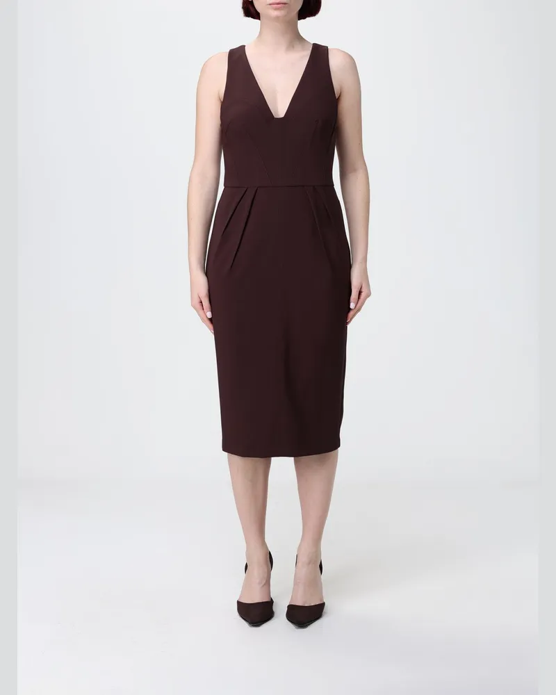 Elisabetta Franchi Mini-Kleid aus Jersey Braun
