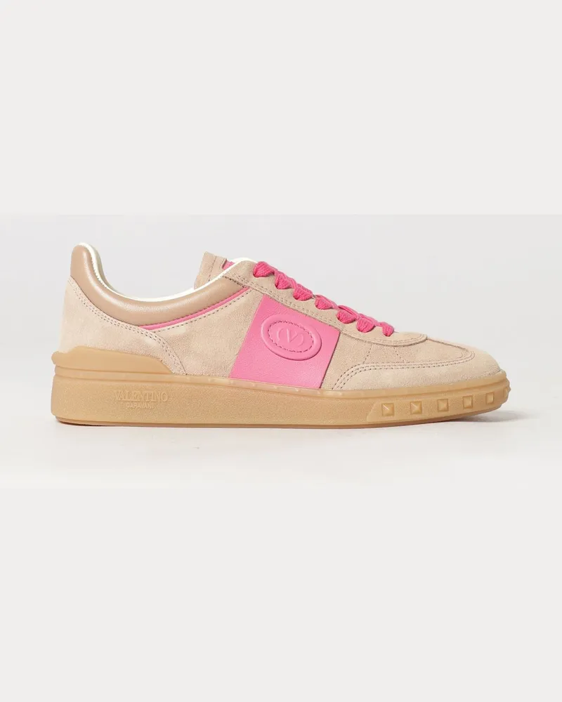 Valentino Garavani Upvillage Sneakers aus Kalbsleder mit VLogo-Signatur Pink