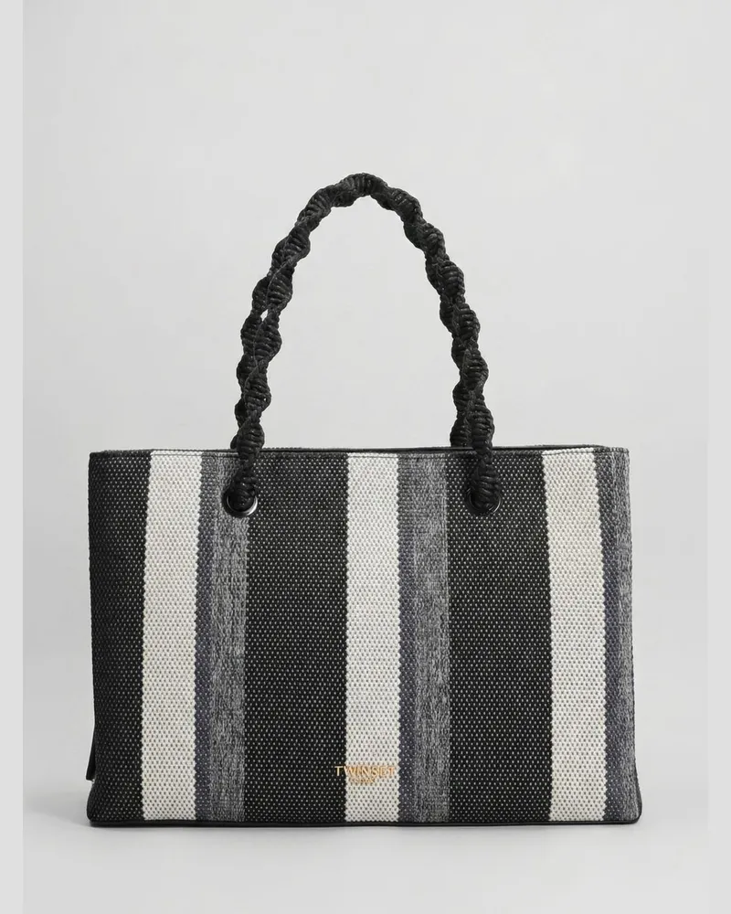 Twin-Set Handtasche damen Grau