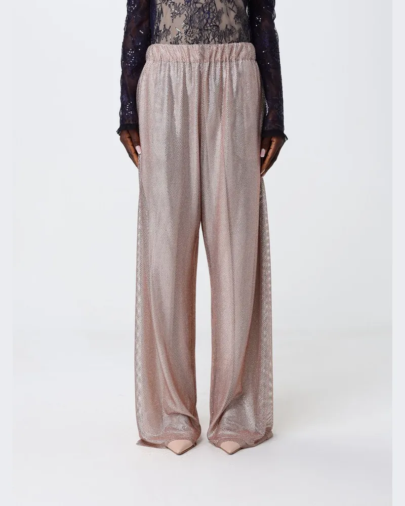 Alberta Ferretti Hose damen Puder