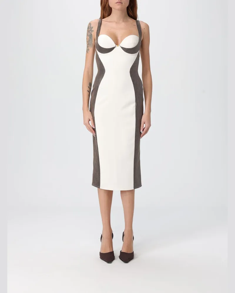 Elisabetta Franchi Kleid damen Milch