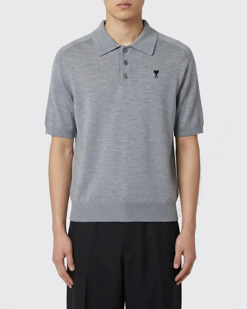 AMI Paris T-shirt herren Grau