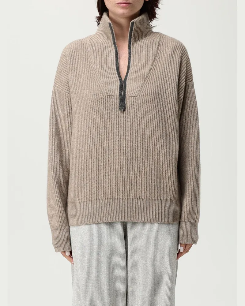 Brunello Cucinelli Pullover damen Beige
