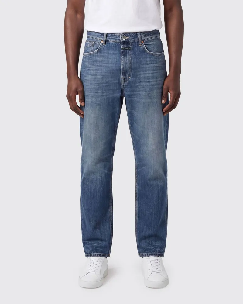 Closed Springdale Straight-Leg-Jeans aus Baumwolldenim mit mittlerer Leibhöhe Denim