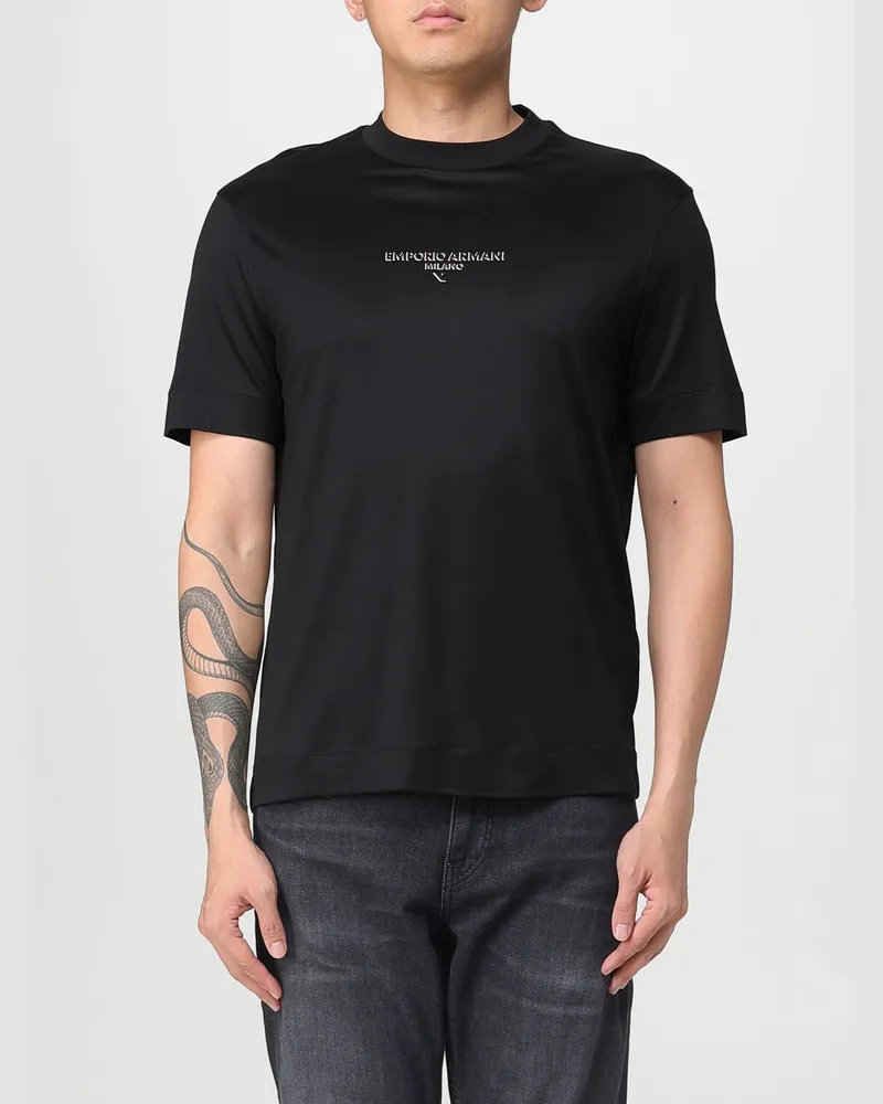 Emporio Armani T-shirt herren Schwarz