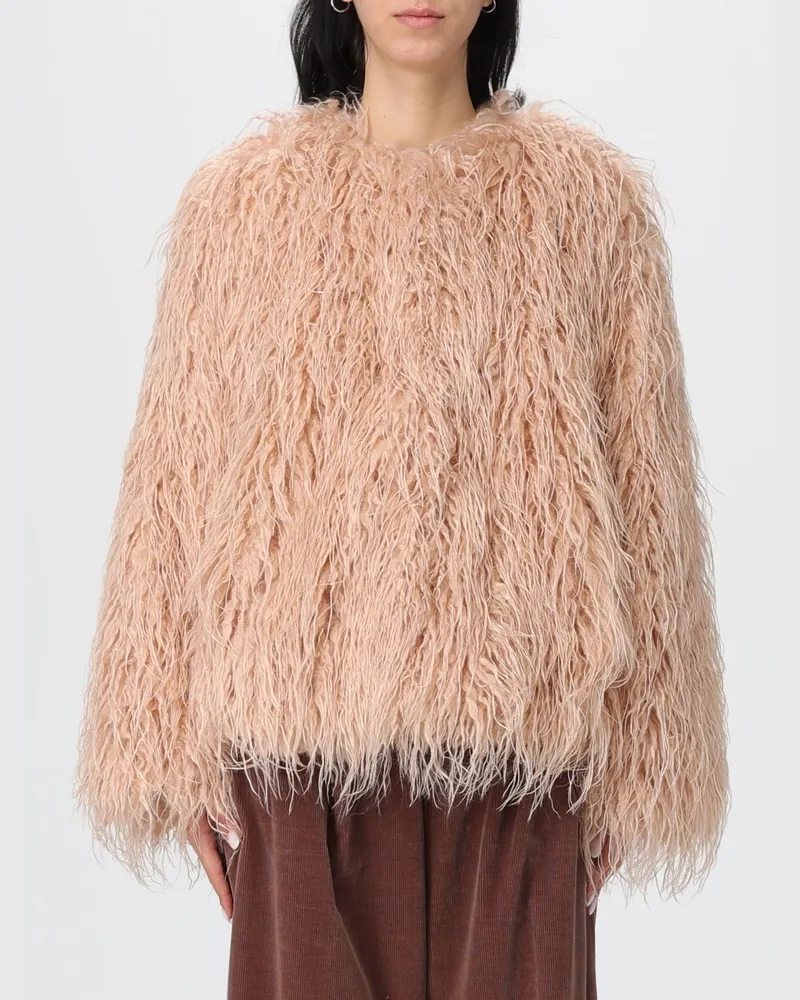 forte_forte Mantel damen Natural