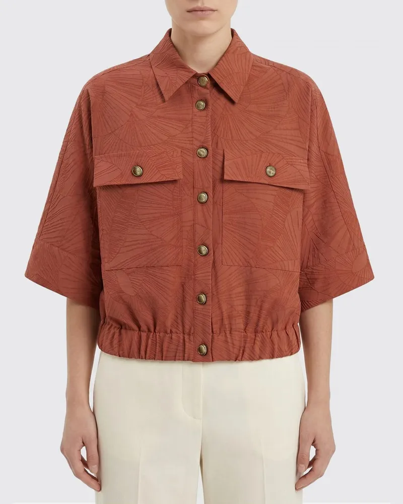 Brunello Cucinelli Hemdbluse damen Orange