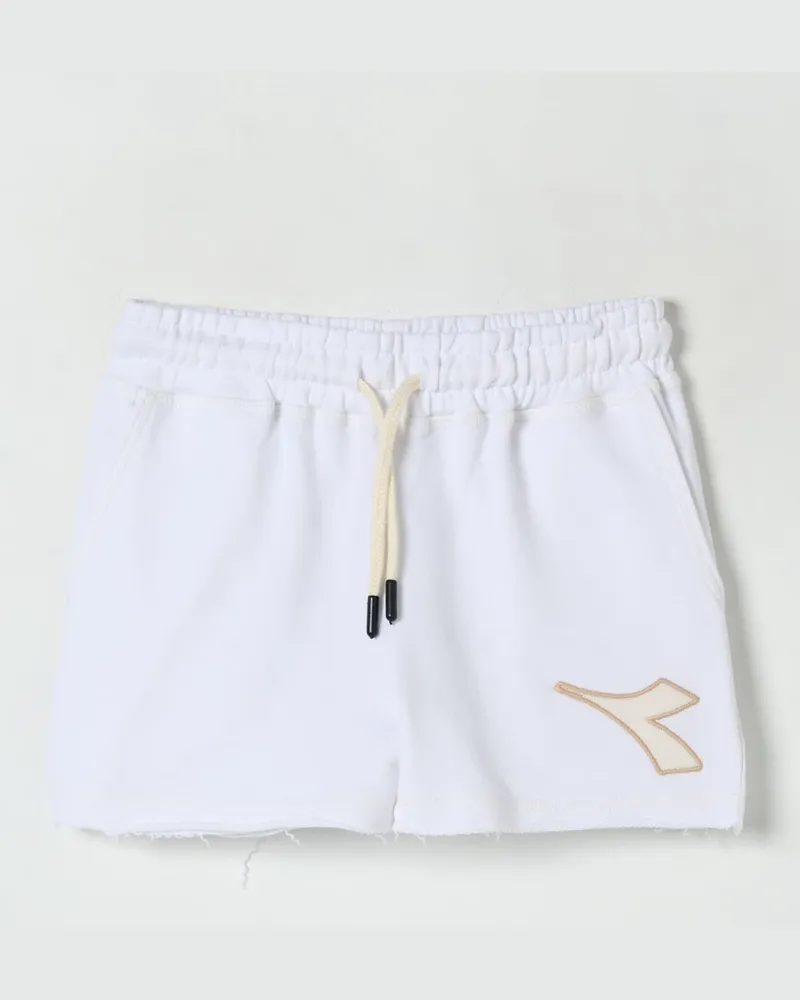 Diadora Shorts kinder Weiß