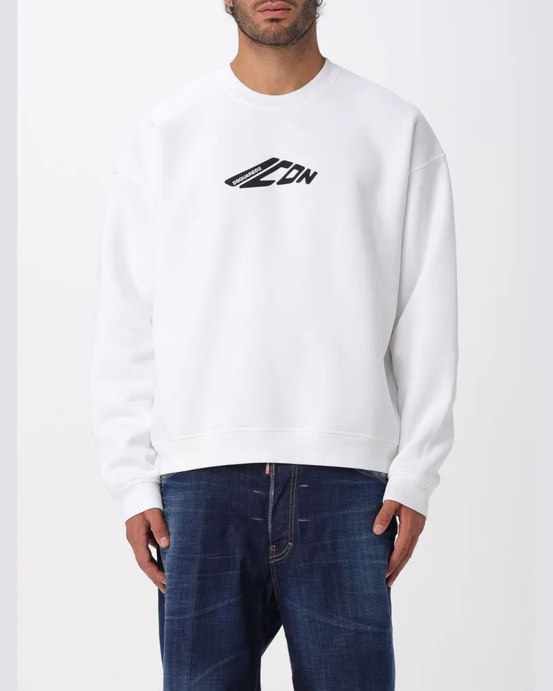 Dsquared2 Sweatshirt herren Weiß