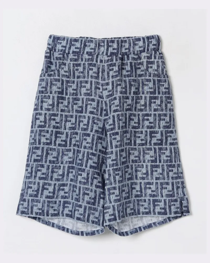 Fendi Shorts kinder Blau