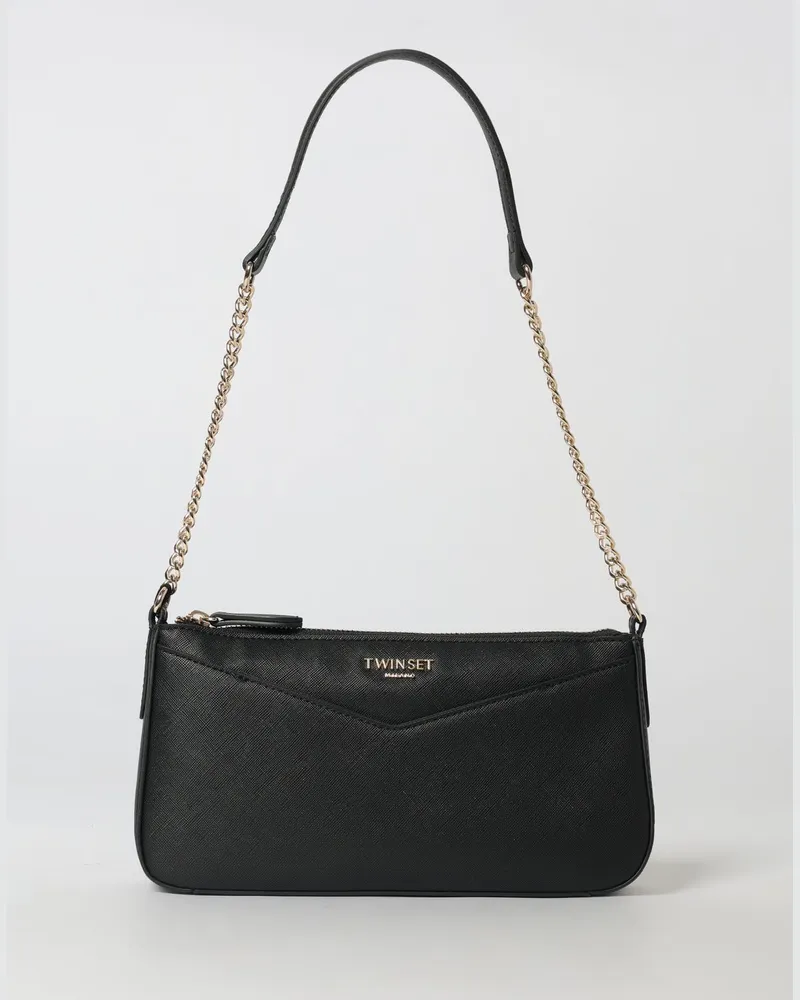 Twin-Set Schultertasche damen Schwarz