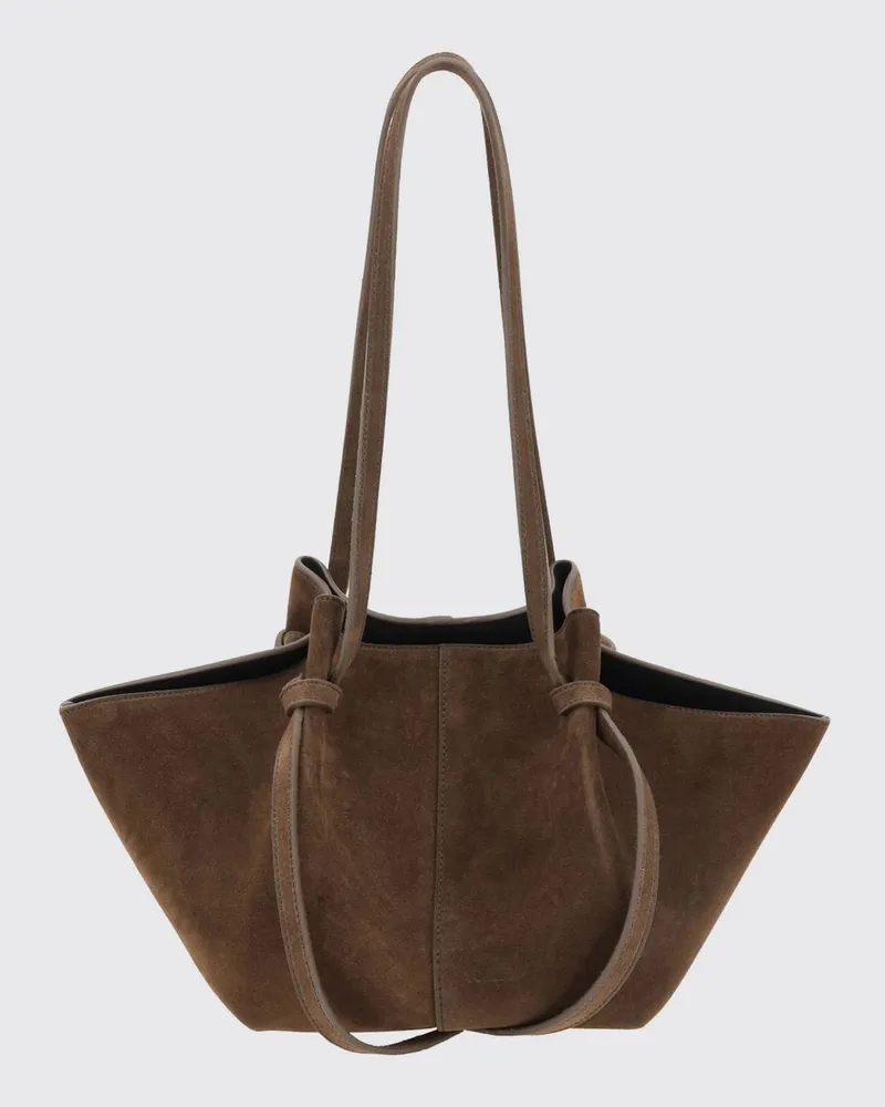 YUZEFI Schultertasche damen Kakao