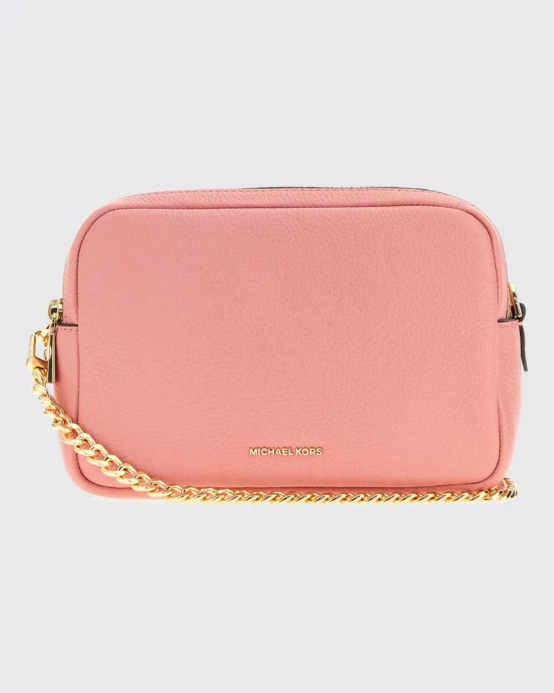 Michael Kors Bryant Umhängetasche von aus genarbtem Leder mit Kettengriff Pink
