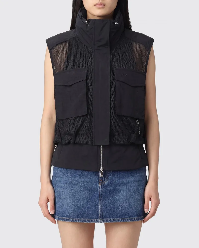 Pinko Nylonweste Schwarz