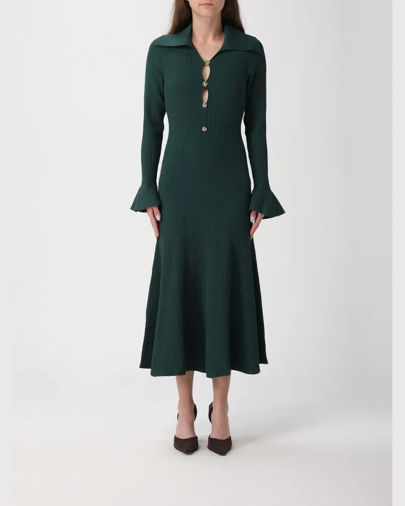 Self-Portrait Kleid damen Grün