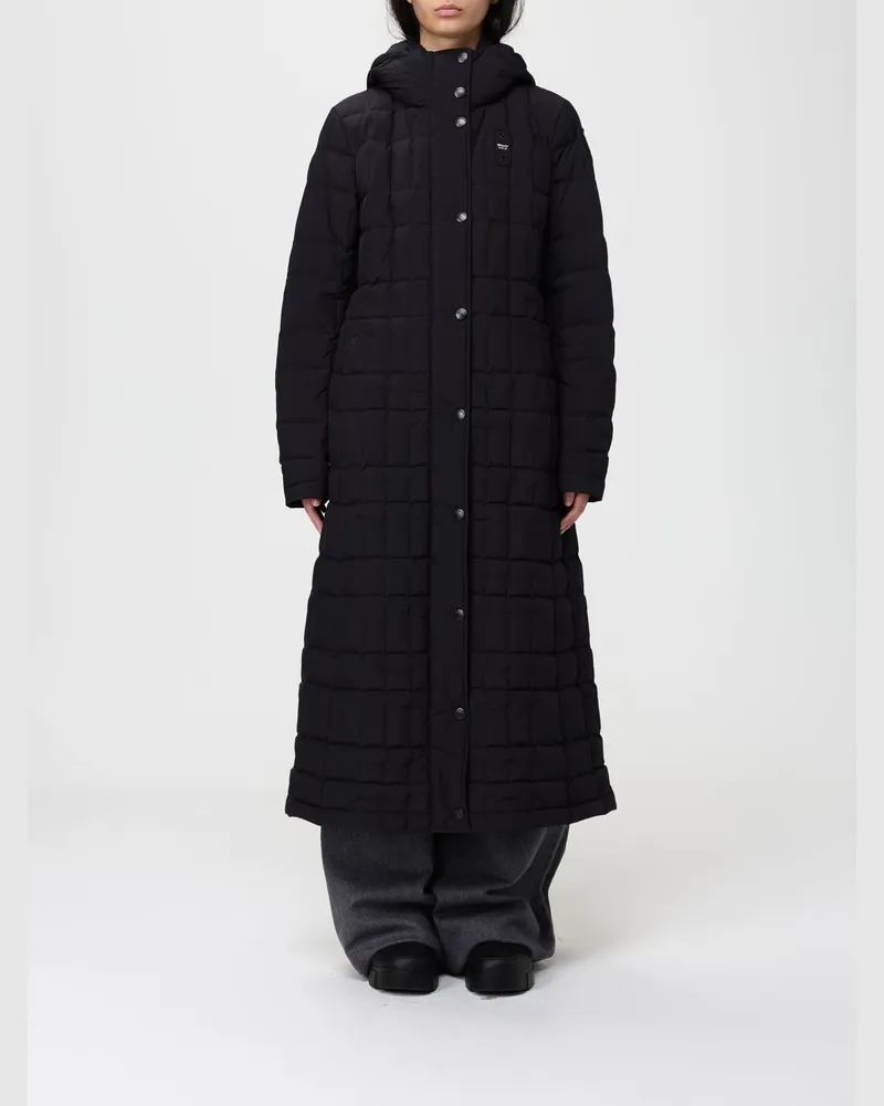 Blauer Jacke damen Schwarz