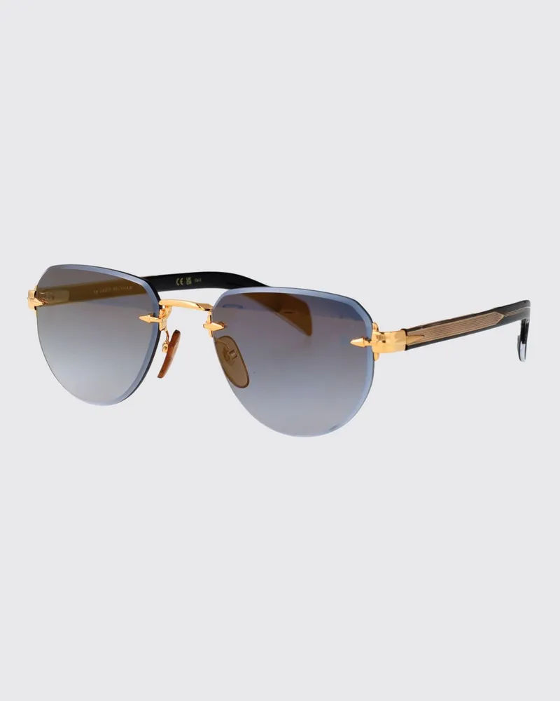EYEWEAR by DAVID BECKHAM DB7144/S Sonnenbrille aus Metall und Acetat Schwarz