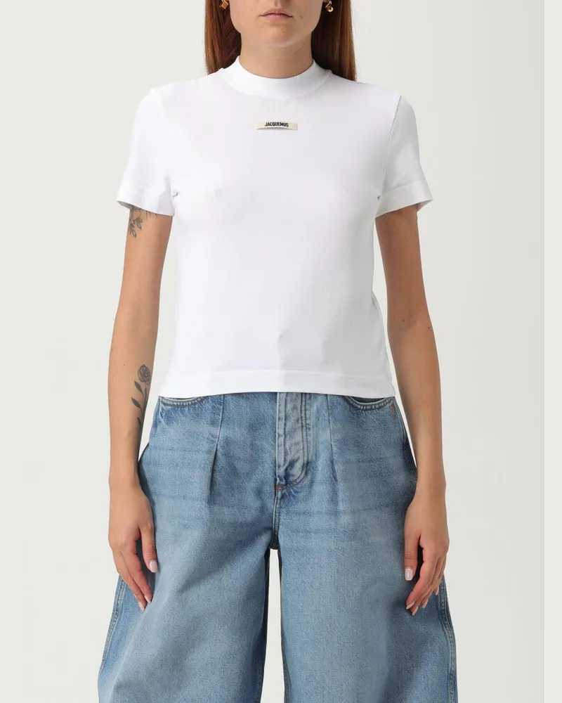 Jacquemus T-shirt damen Weiß