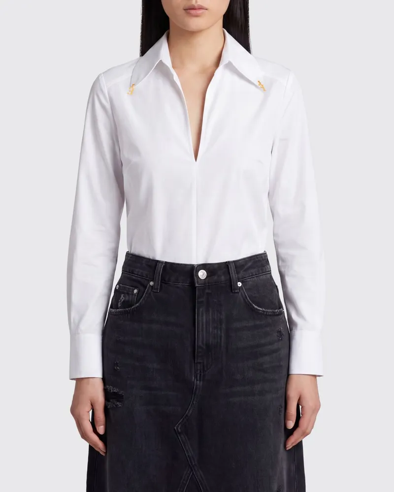 Elisabetta Franchi Hemdbluse damen Weiß
