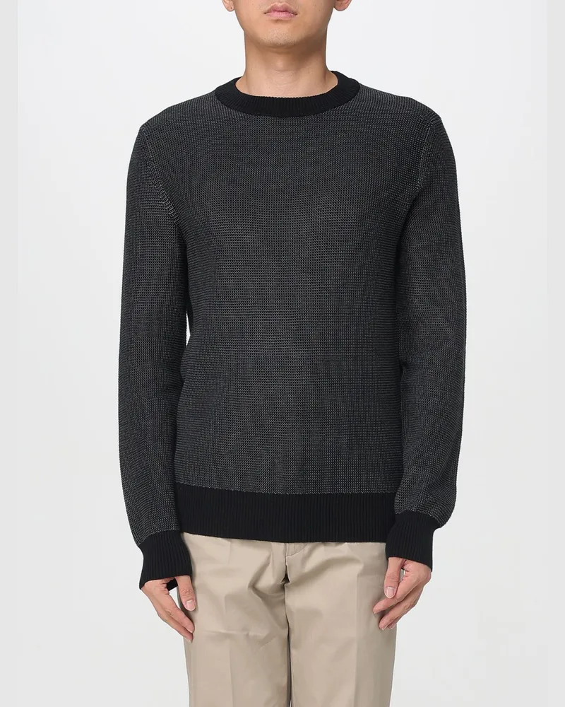 HUGO BOSS Pullover herren Schwarz