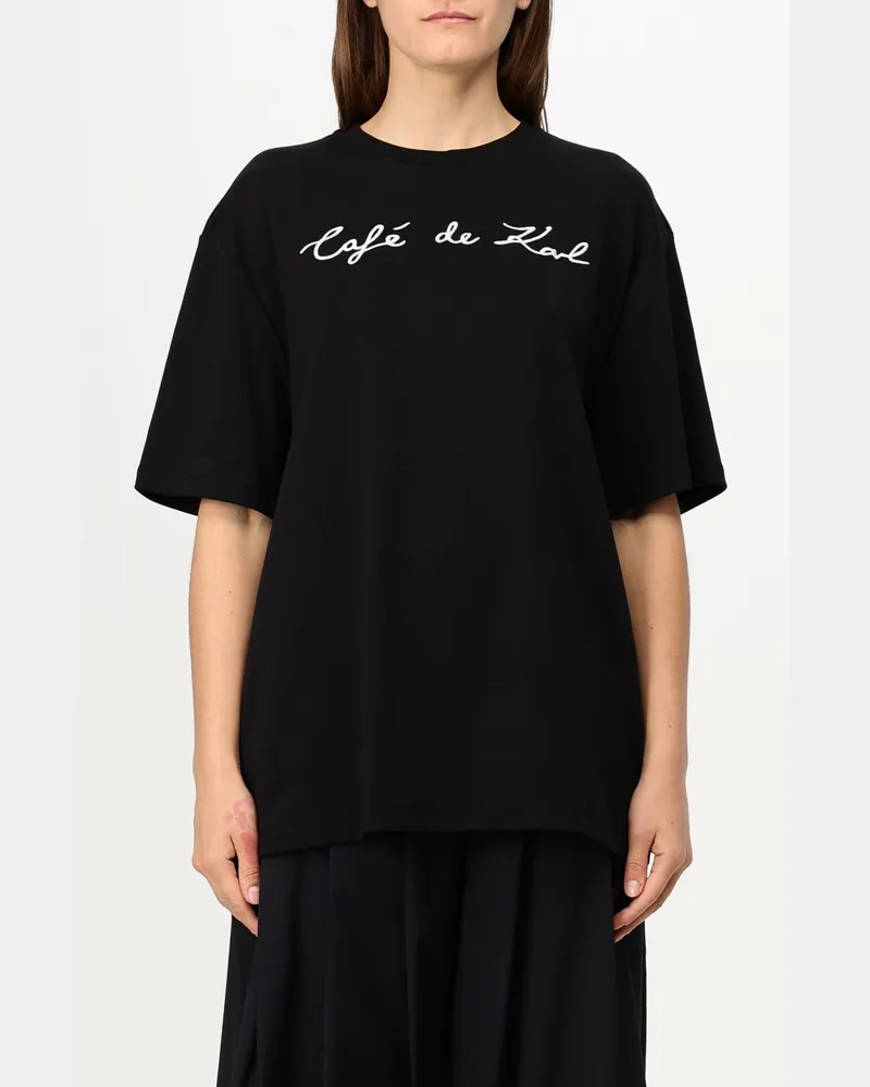 Karl Lagerfeld T-shirt damen Schwarz